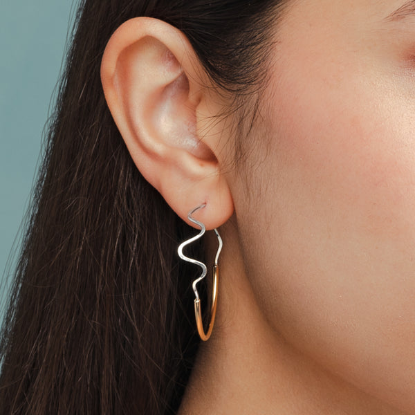 FREEDOM TWO TONE HOOP - Main Image