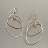 LARGE POOL TWO TONE EARRING