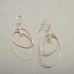 LARGE POOL TWO TONE EARRING