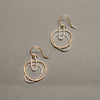 SMALL POOL TWO TONE EARRING