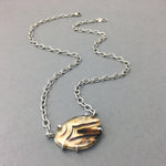 MONTANA AGATE & SILVER NECKLACE