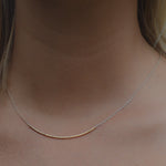 LATERAL FORGED BAR NECKLACE
