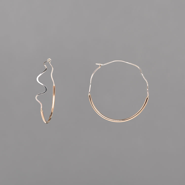 FREEDOM TWO TONE HOOP - Main Image