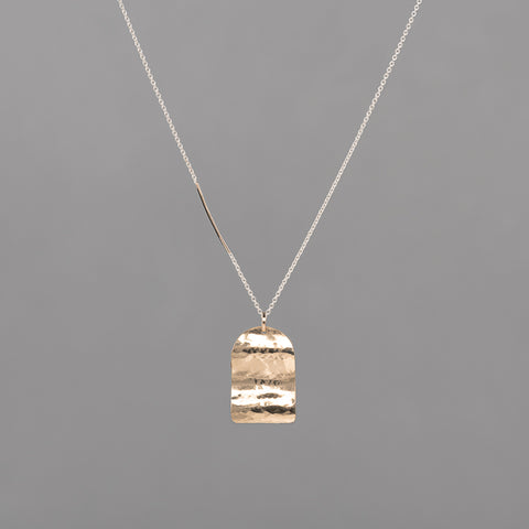Wave Arch Two-Tone Necklace from the Springs Collection by