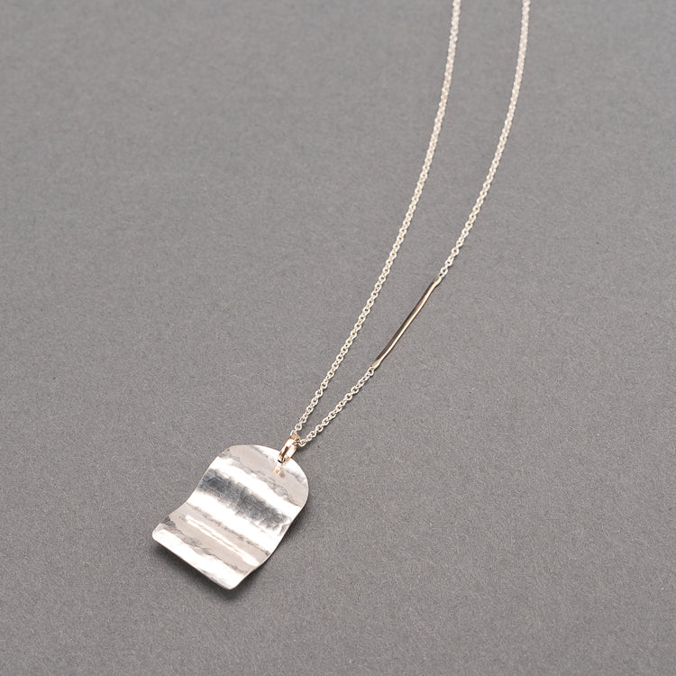Wave Arch Two-Tone Necklace from the Springs Collection by Wave Arch Two-Tone Necklace from the Springs Collection by