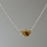 MONTANA AGATE & SILVER NECKLACE